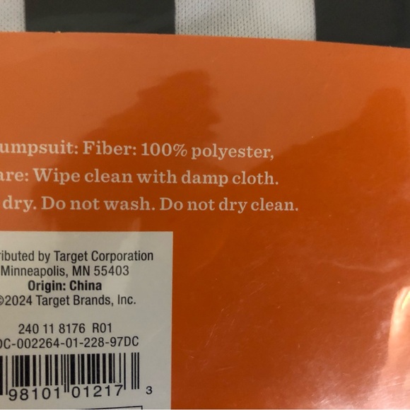 HYDE & EEK! Striped Jumpsuit. Kids Large - Picture 4 of 5